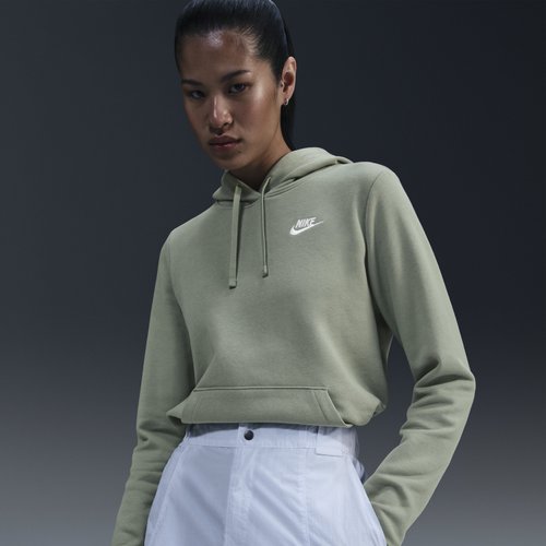 Nike Sportswear Club Fleece Pullover Hoodie - Jade Horizon/White - DQ5793-370