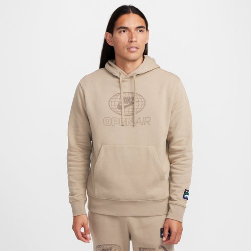 Nike Sportswear Club Fleece Pullover Hoodie - Khaki/Mink Brown - HV4617-247