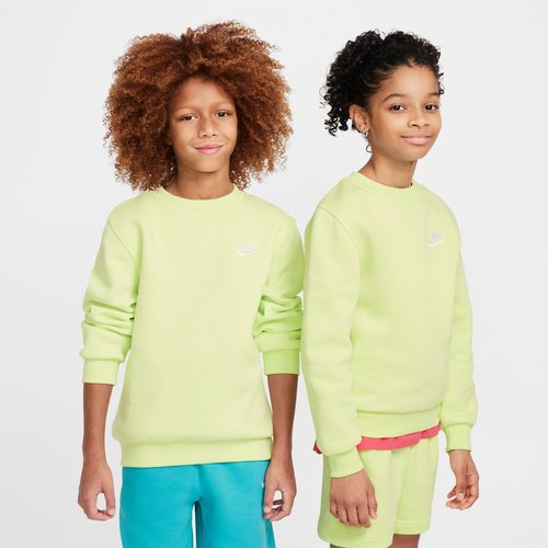 Nike Sportswear Club Fleece Sweatshirt - Light Lemon Twist/White - FD3006-736