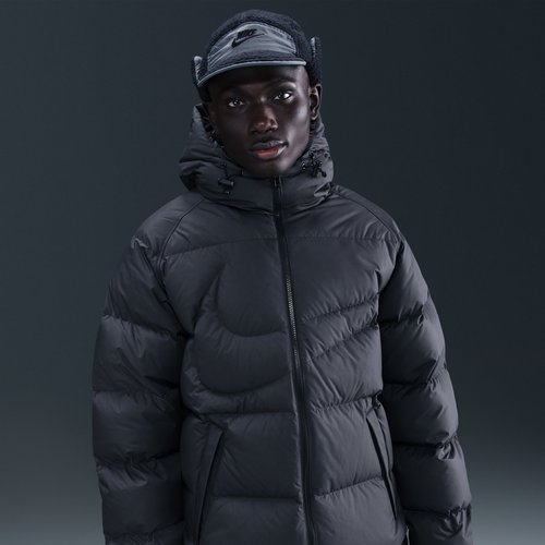 Nike Sportswear Club Therma-FIT Loose Parka - Black/Black - IH2377-010