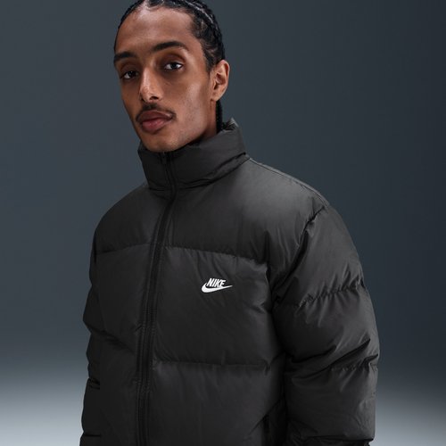 Nike Sportswear Club Therma-FIT Puffer Jacket - Black/White - IB2975-010
