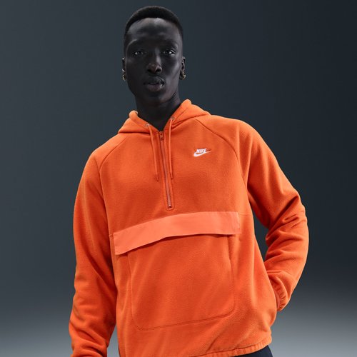 Nike Sportswear Club Winterized Top - Campfire Orange/White - HV1439-893
