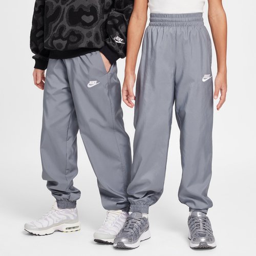 Nike Sportswear Club Woven Jogger Pants - Smoke Grey/White - HF8141-084