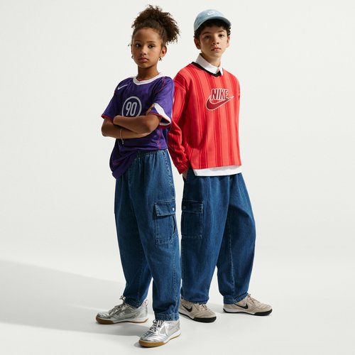 Nike Sportswear Collection Denim Cargo Pants - Mystic Navy/Mystic Navy/Aegean Storm/Coastal Blue - IO0197-461