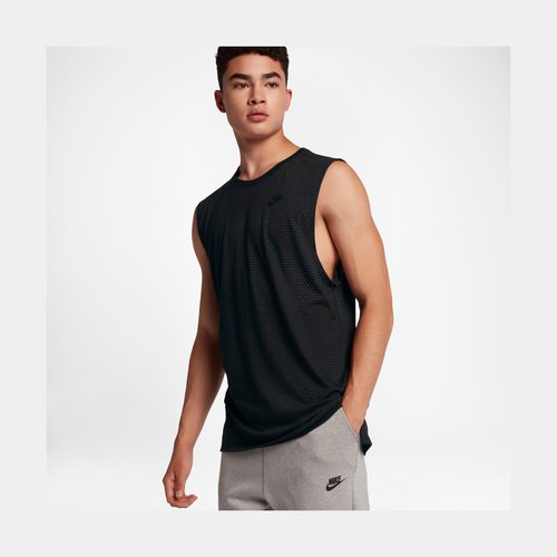 Nike Sportswear Drop Hem Tank 'Black' - 873117-010 | Solesense