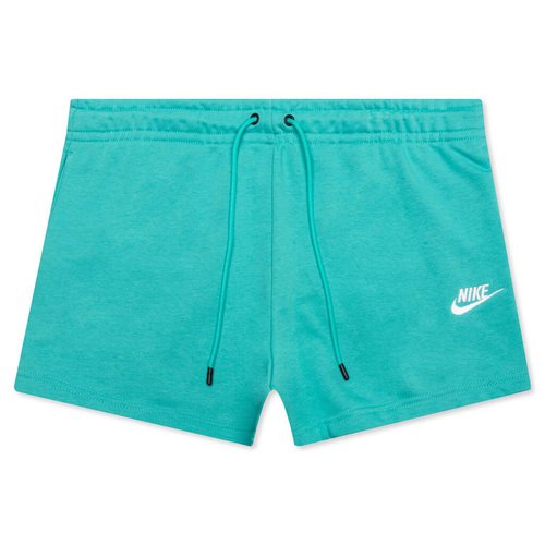 Nike Sportswear Essential French Terry Shorts - Washed Teal/White - CJ2158-392