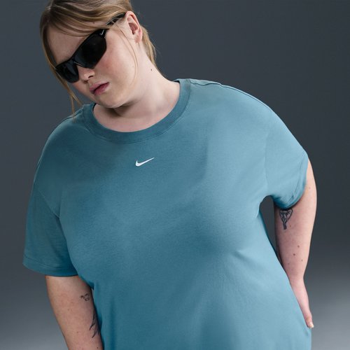 Nike Sportswear Essential T-Shirt Plus Size - Smokey Blue - FJ2739-006