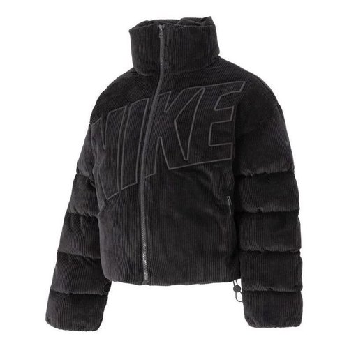 Nike Sportswear Essential Therma-FIT Oversize Corduroy Down Jacket - Black - FD8214-010