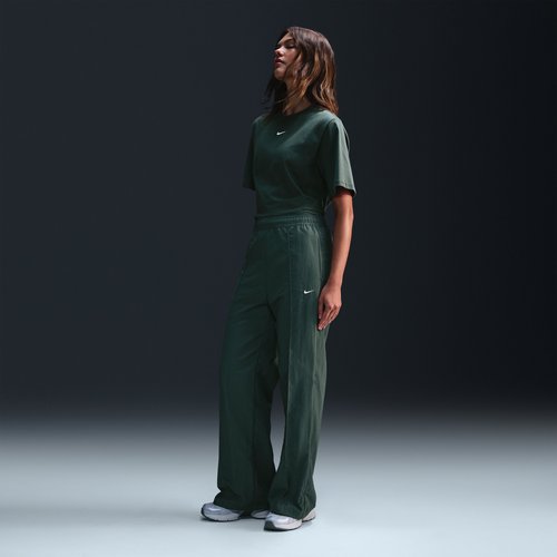 Nike Sportswear Everything Wovens Mid-Rise Open-Hem Pants - Vintage Green/Sail - FQ3588-338