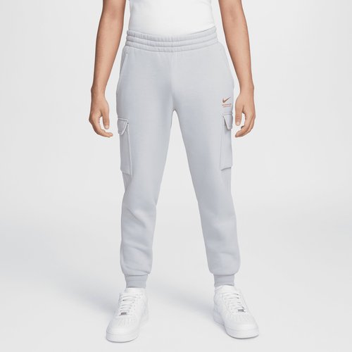 Nike Sportswear Fleece Cargo Jogger Pants - Wolf Grey - HV6972-012