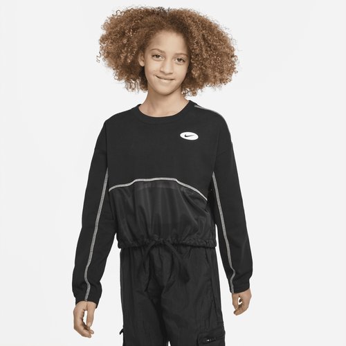 Nike Sportswear Icon Clash Top - Black/Black/White/White - DO7175-010