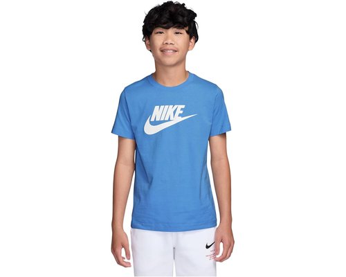 Nike Sportswear Icon Futura T-Shirts Little Kid/Big Kid Clothing - University Blue - FZ5178-412