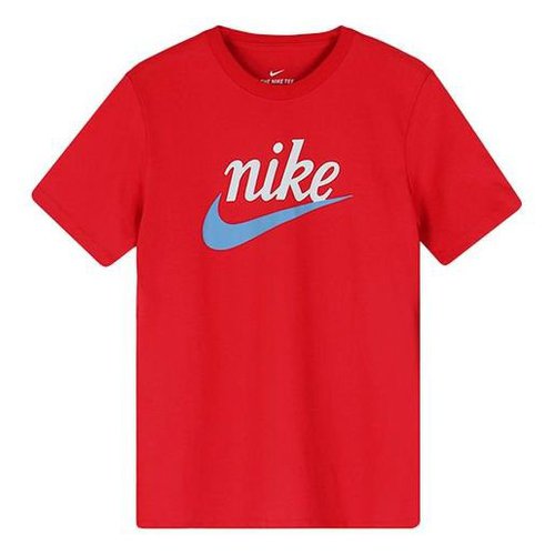 Nike Sportswear Large Short Sleeve Red T-Shirt - RED - BV7679-657