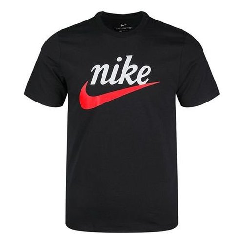Nike Sportswear Large Short Sleeve T-Shirt - Black - BV7679-010