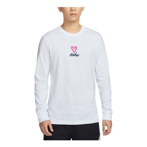Nike Sportswear Long Sleeved T-shirt Asia Sizing - White - HV9808-100