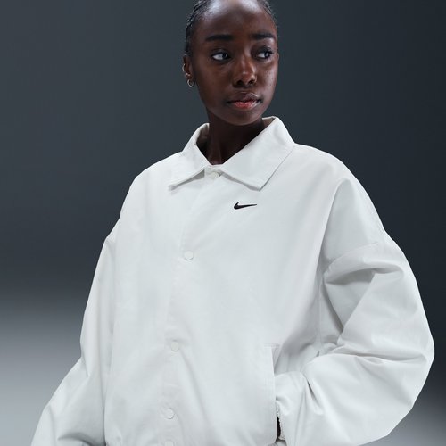 Nike Sportswear Oversized Woven Jacket - Summit White/Vast Grey/Black - HV1968-121