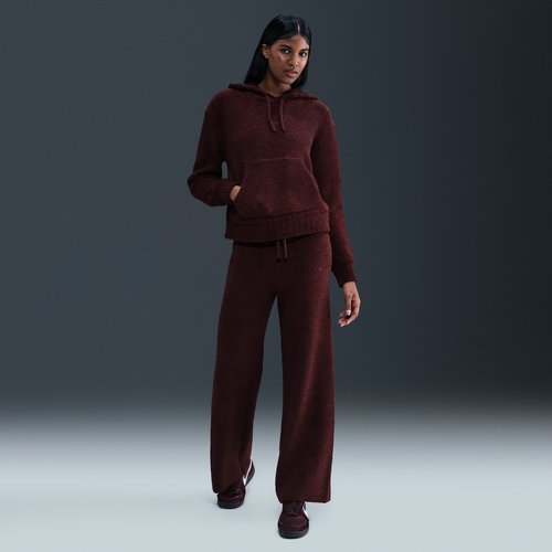 Nike Sportswear Phoenix Cozy BouclÃ© Slim Knit Pants - Burgundy Crush/Burgundy Crush - HV2766-619
