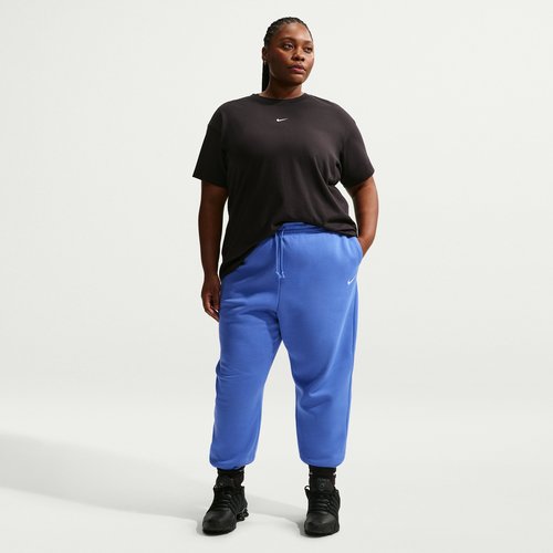 Nike Sportswear Phoenix Fleece High-Waisted Oversized Sweatpants Plus Size - Light Medium Blue/Sail - FZ5998-460