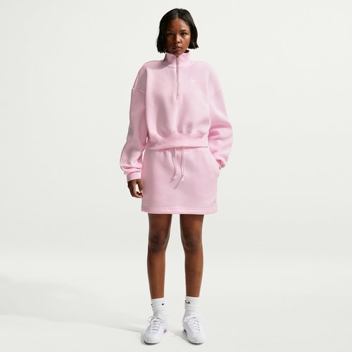 Nike Sportswear Phoenix Fleece High-Waisted Slim Mini Skirt - Pink Foam - IQ1254-663