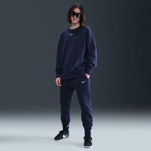 Nike Sportswear Phoenix Fleece Mid-Rise Sweatpants - Midnight Navy/Sail - FZ7626-410