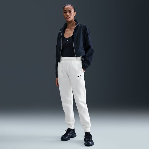 Nike Sportswear Phoenix Fleece Mid-Rise Sweatpants - Sail/Black - FZ7626-133