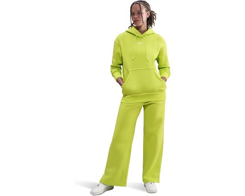 Nike Sportswear Phoenix Fleece Oversized Pullover Hoodie Sweatshirt - Cyber/Sail - DQ5860-389