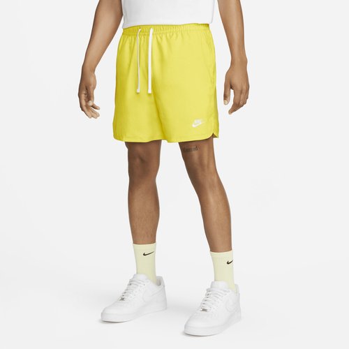 yellow woven nike shorts