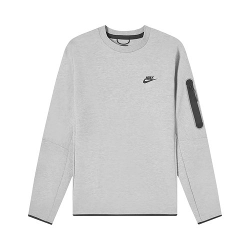Nike Sportswear Tech Fleece Crew Sweatshirt | Size XXL - Dark Grey Heather/Black - CU4505-063