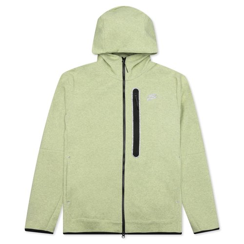 Nike Sportswear Tech Fleece Full-Zip Hoodie - Lime Ice/Htr - DD4688-303