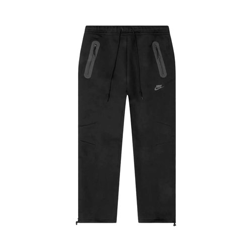 Nike Sportswear Tech Fleece Open-Hem Sweatpants - Black/Black - FB8012-010