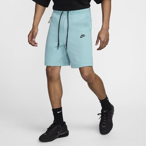 Nike Tech Fleece Shorts - Denim Turquoise/Black - FB8171-464