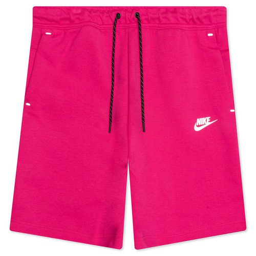 Nike Sportswear Tech Fleece Shorts - Fireberry/White - CU4503-615