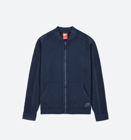 Nike Sportswear Tech Knit Bomber Jacket 'Obsidian' - 819031-451 | Solesense