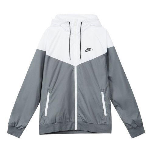 Nike Sportswear Windrunner Full-Zip Jacket - White/Grey - 727325-084