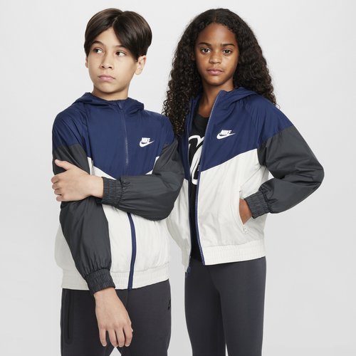 Nike Sportswear Windrunner Hooded Repel Jacket - Midnight Navy/Light Bone/Anthracite/White - FZ5516-410