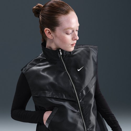 Nike Sportswear Windrunner Shine Vest - Black/White - HV2472-010