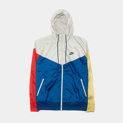 nike men's windrunner blue jacket