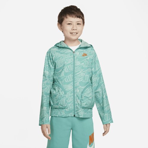 Nike Sportswear Woven Jacket - Washed Teal/Light Curry - DM8124-392