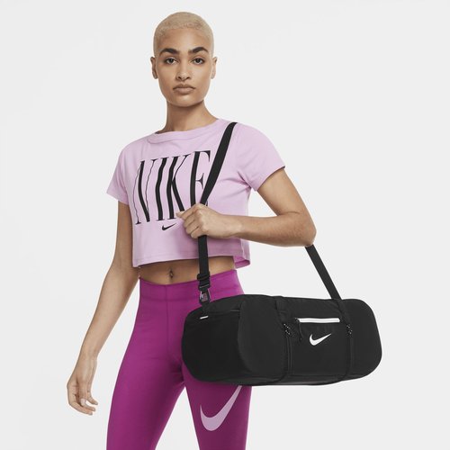 Nike Stash Duffel 21L - Black/Black/White - DB0306-010