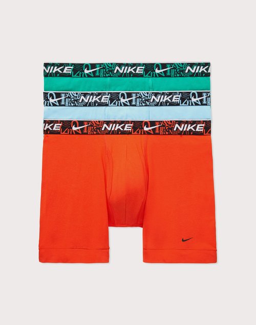 Nike Stretch Boxer Briefs 3-Pack - Picante Red/Aquarius Blue/Stadium Green - KE1167-617