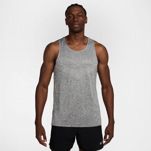 Nike Stride Dri-FIT ADV Running Tank Top - Smoke Grey/Heather - HV5210-084