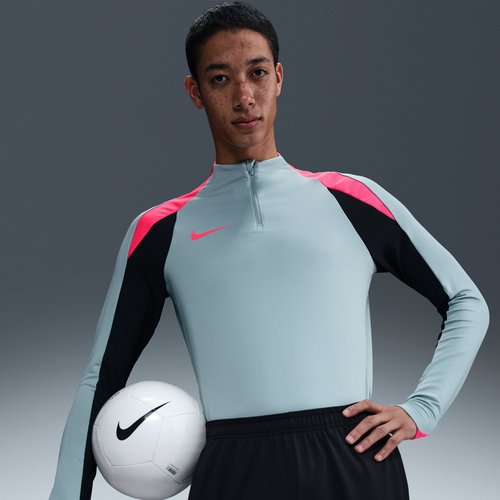 Nike Strike Dri-FIT Soccer 1/2-Zip Drill Top - Ocean Cube/Black/Hyper Pink/Hyper Pink - FN2403-395