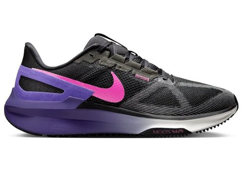 Nike Air Zoom Structure 25 - Black/Anthracite/Field Purple/Laser Fuchsia - DJ7883-010