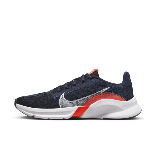 Nike SuperRep Go 3 Next Nature Flyknit - College Navy/Black/Bright Crimson - DH3394-402
