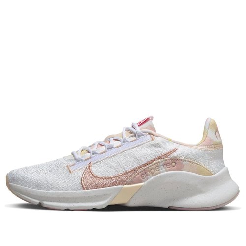 Nike SuperRep Go 3 Next Nature Flyknit Premium HIIT Class - White/Red Stardust/Ember Glow/Guava Ice - FN6585-100