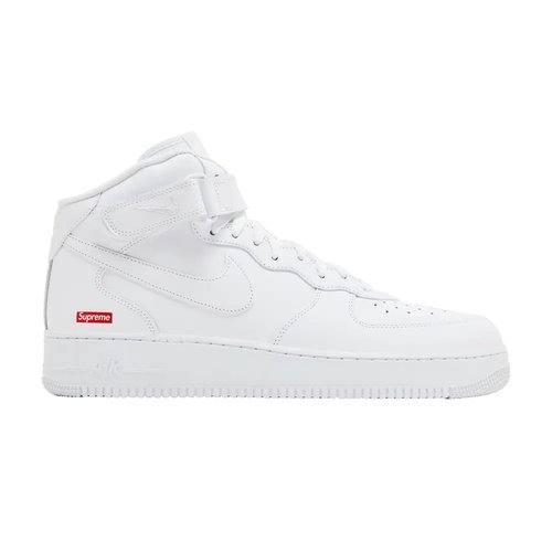 Nike Supreme x Air Force 1 Mid | Size 4 - White - FZ8784-100