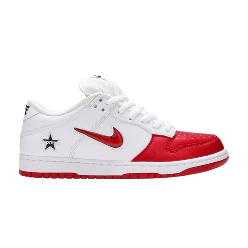 Nike Supreme x Dunk SB Low - Varsity Red/Varsity Red/White/Black - CK3480-600