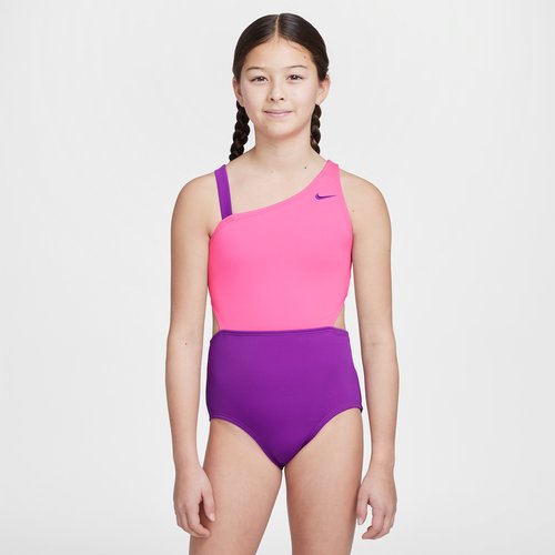 Nike Swim Asymmetrical Monokini - Hyper Pink - NESSF734-678
