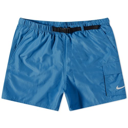 Nike Swim Belted 5 Volley Shorts - Marina Blue - NESSB522-444