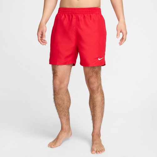 Nike Swim Breaker Essential 5" Brief-Lined Volley Short - University Red - NESSF560-614